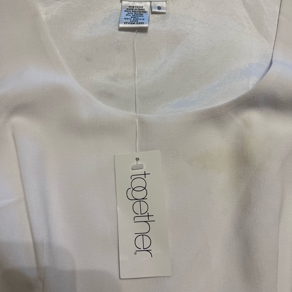 BRAND NEW White Dress & Jacket Set by Together - Picture 6 of 9